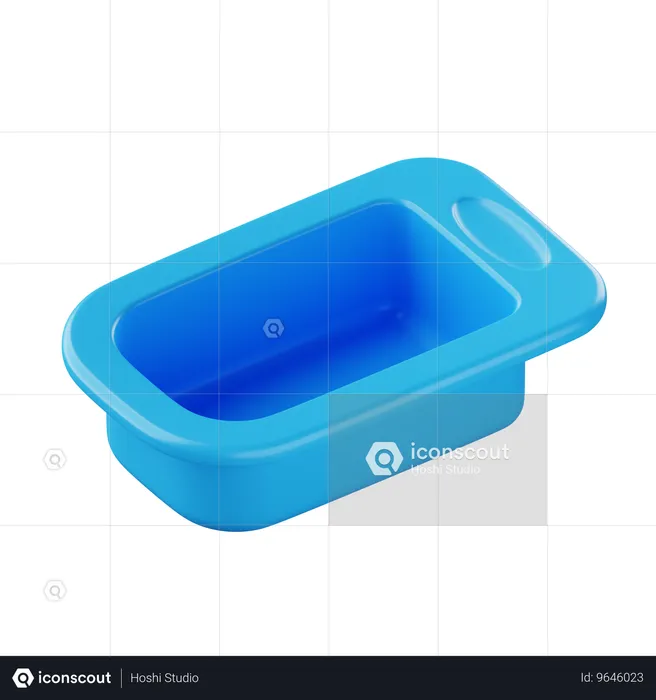 Baby bath tup  3D Icon
