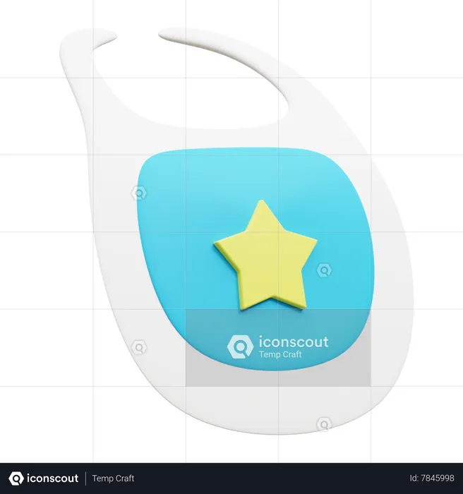 Baby Bib  3D Icon