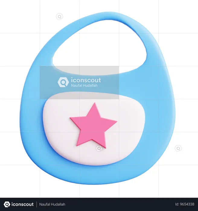 Baby Bib  3D Icon