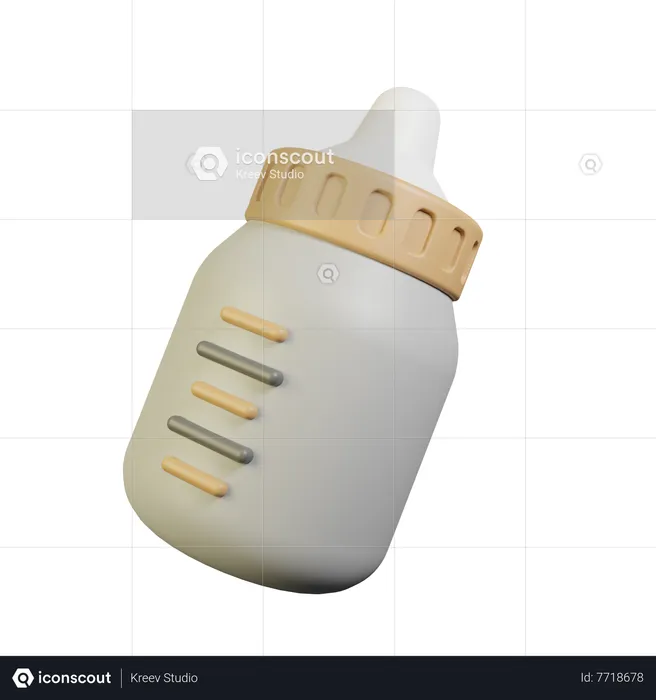 Baby Bottle  3D Icon