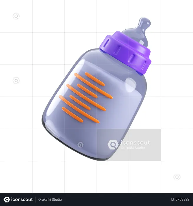 Baby Bottle  3D Icon