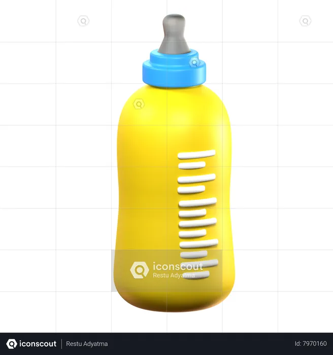 Baby Bottle  3D Icon