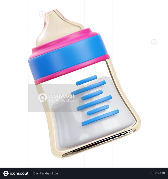 Baby Bottle  3D Icon