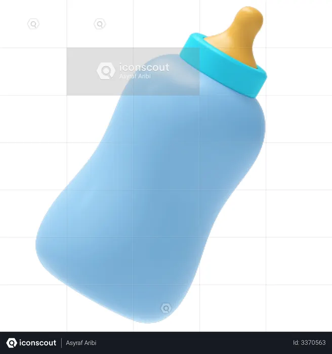 Baby bottle  3D Illustration