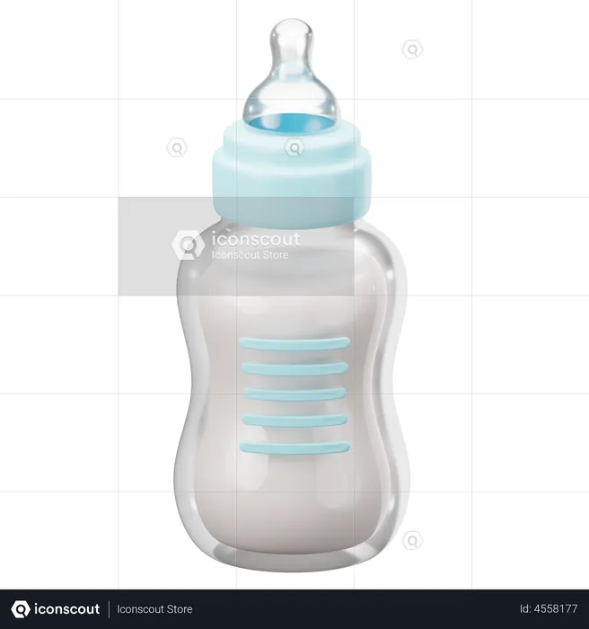 Baby Bottle  3D Illustration