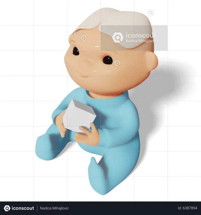 Baby Boy  3D Icon