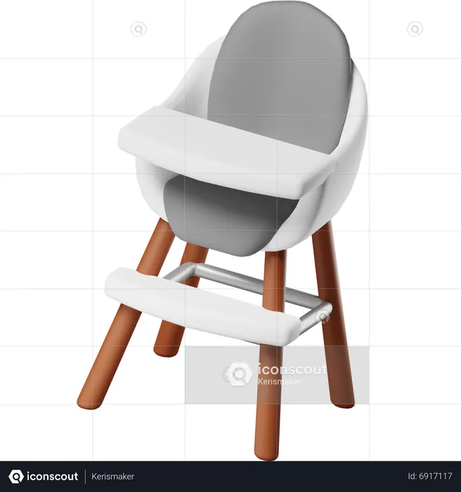 Baby Chair  3D Icon