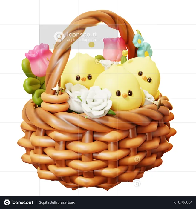 Baby Chick  3D Icon