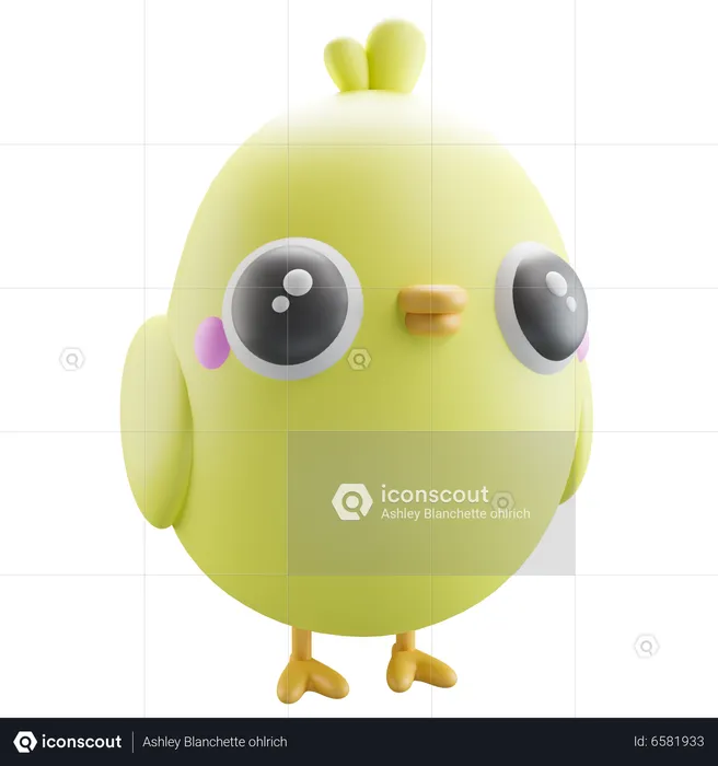 Baby Chick  3D Icon