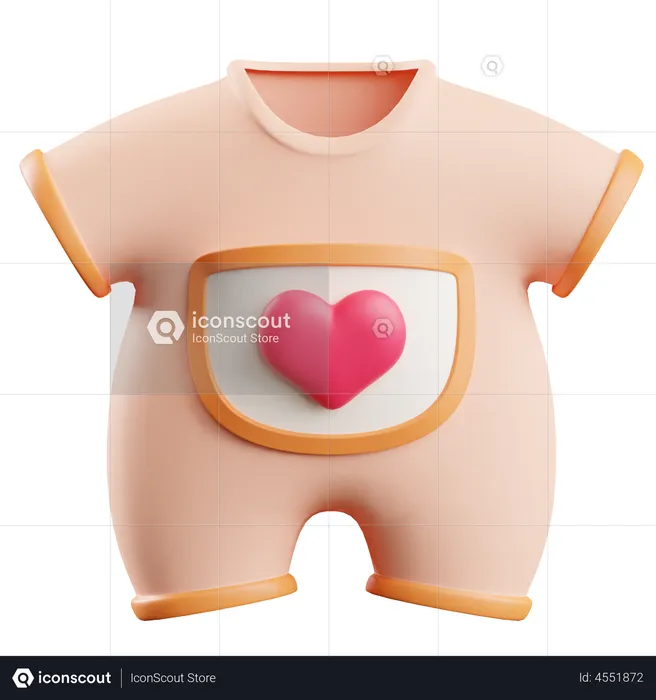 Baby Cloth  3D Icon