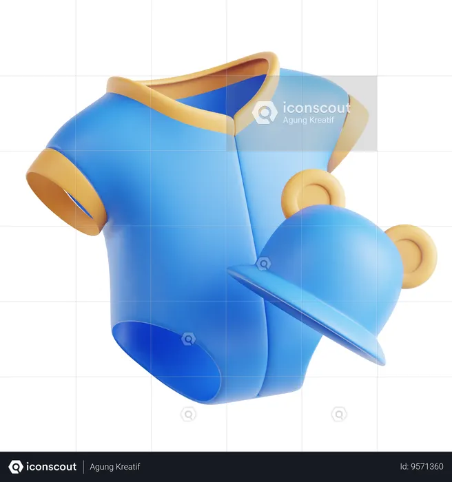 Baby Clothes  3D Icon