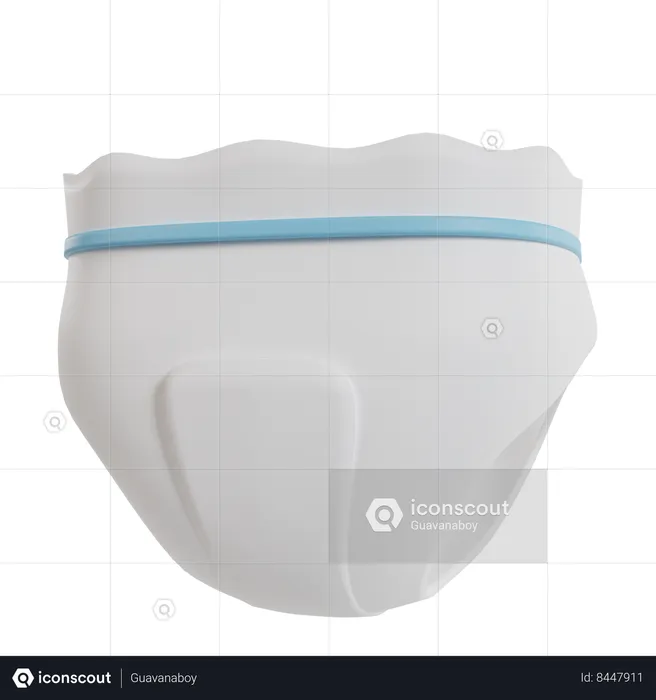 Baby diaper  3D Icon