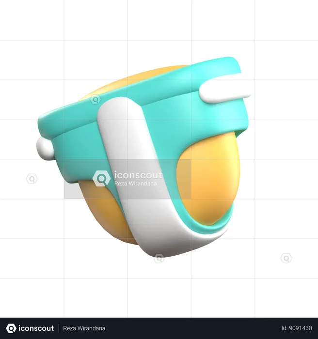 Baby Diapers  3D Icon