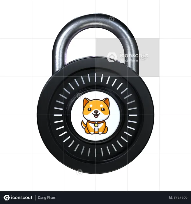 Baby Doge Coin  3D Icon