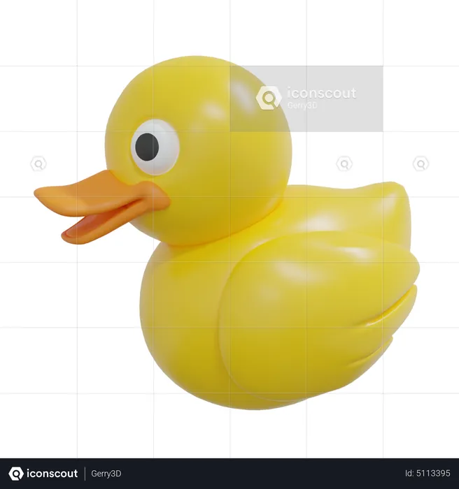Baby Duck  3D Icon