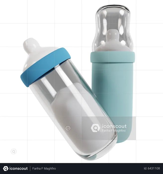 Baby Feeding Bottle  3D Icon