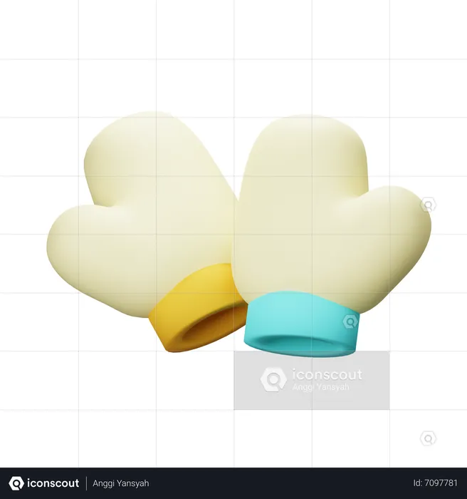 Baby Glove  3D Icon