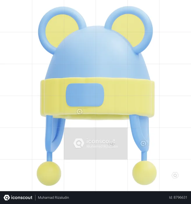 Baby hat  3D Icon