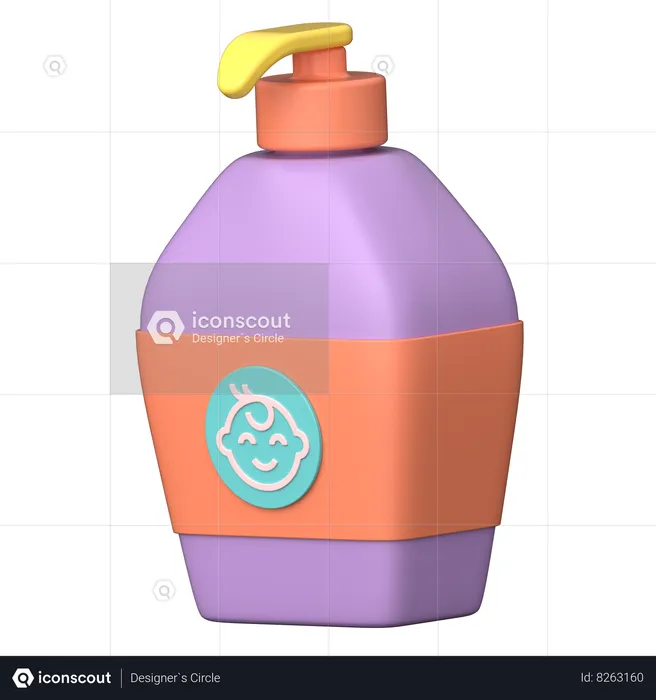 Baby Lotion  3D Icon