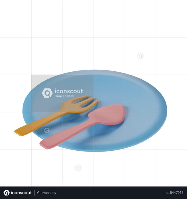 Baby meal plate  3D Icon