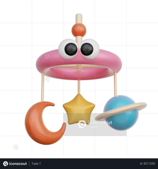 Baby Mobile  3D Icon