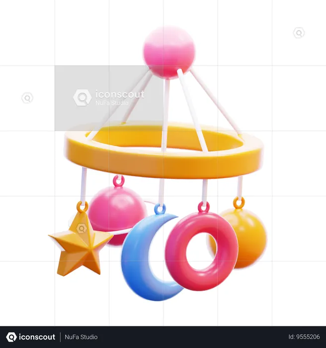 BABY MOBILE  3D Icon