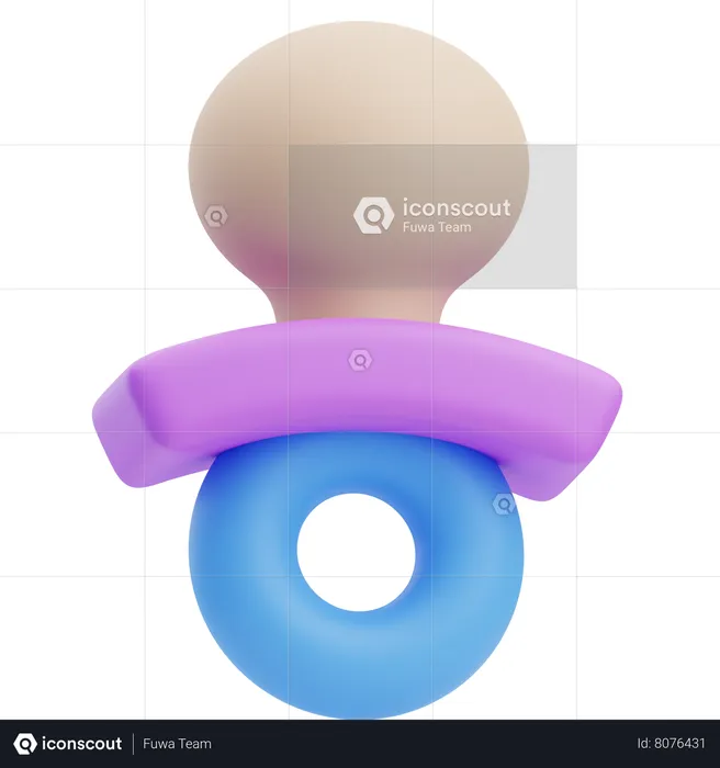 Baby Nipple  3D Icon