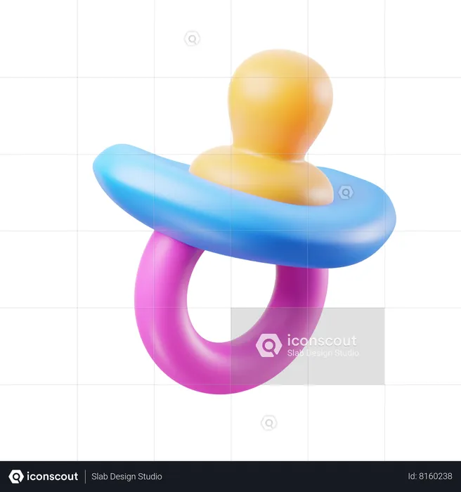 Baby Pacifier  3D Icon