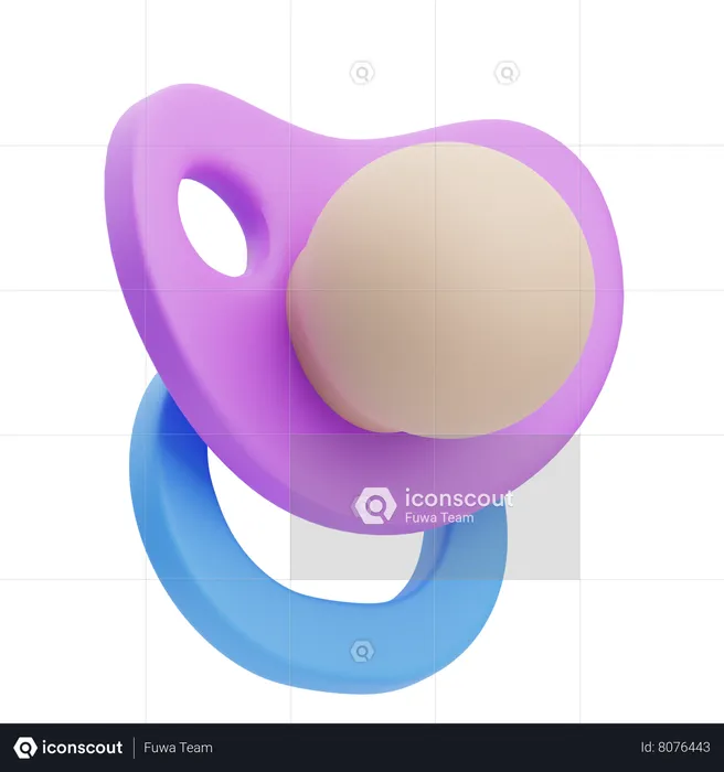 Baby Pacifier  3D Icon