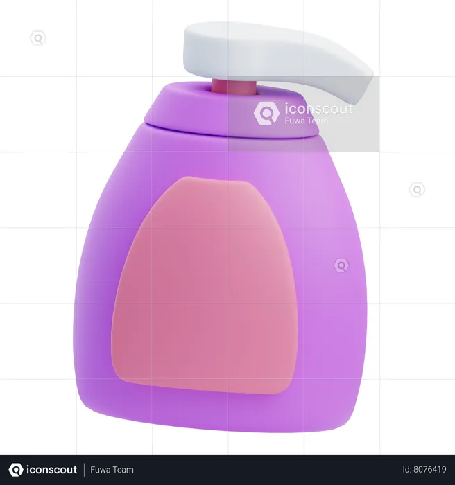 Baby Shampoo  3D Icon