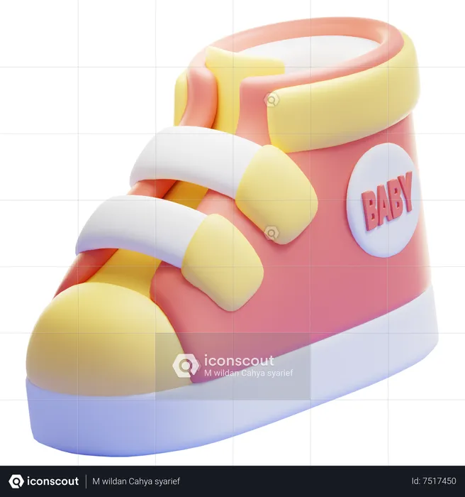 BABY SHOES  3D Icon