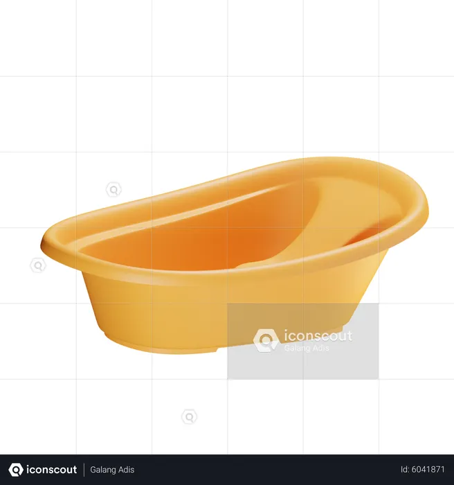 Baby Tub  3D Icon