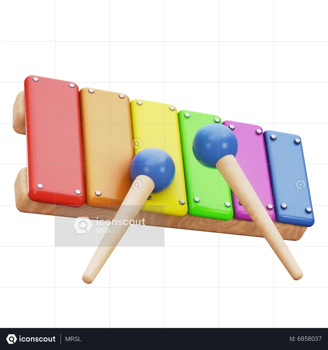 Baby Xylophone  3D Icon