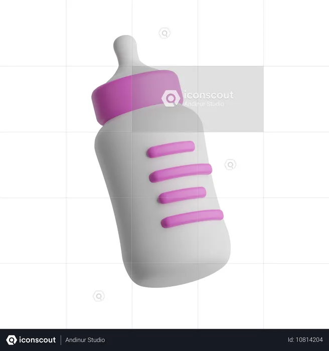 Babyflasche  3D Icon