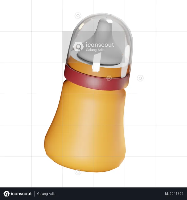 Babyflasche  3D Icon