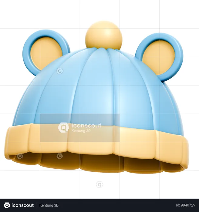 Babymütze  3D Icon