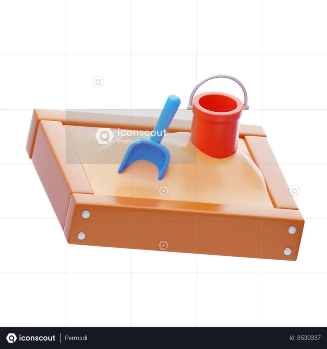 Bac à sable  3D Icon