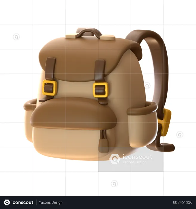 Backpack  3D Icon