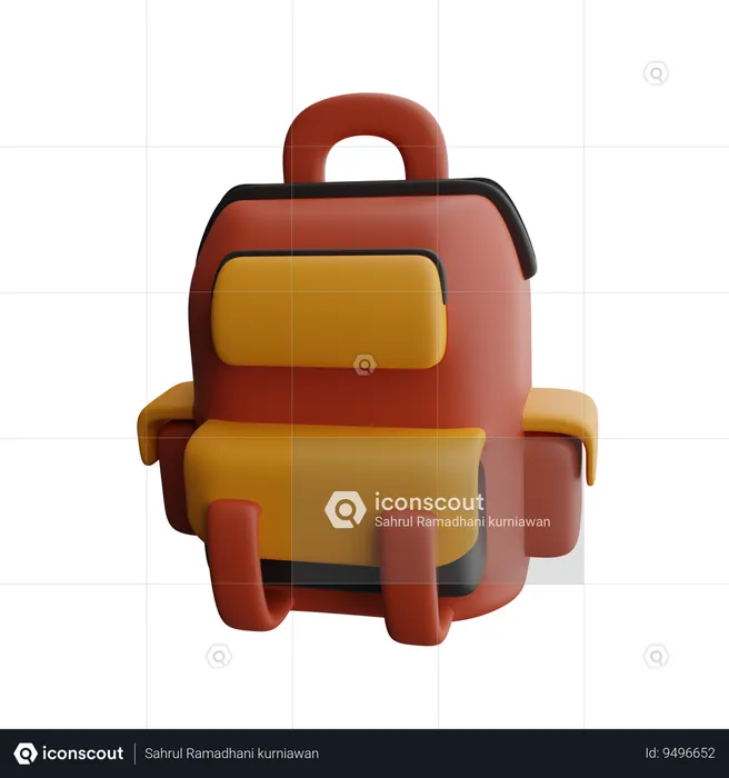 Backpack  3D Icon