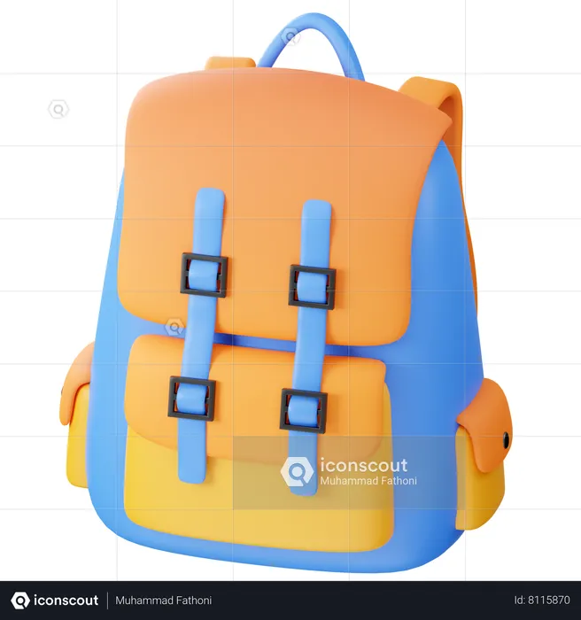 Backpack  3D Icon