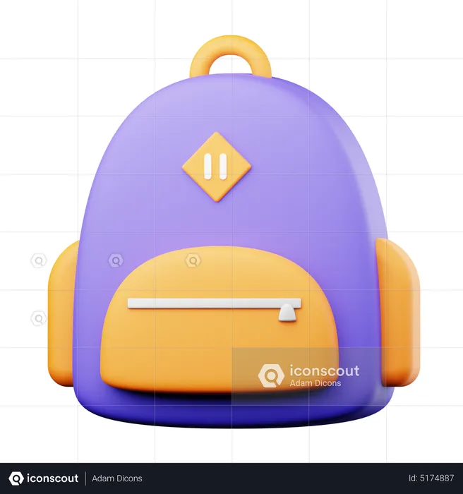 Backpack  3D Icon