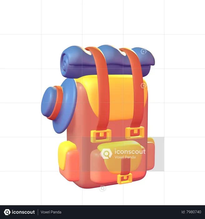 Backpack  3D Icon