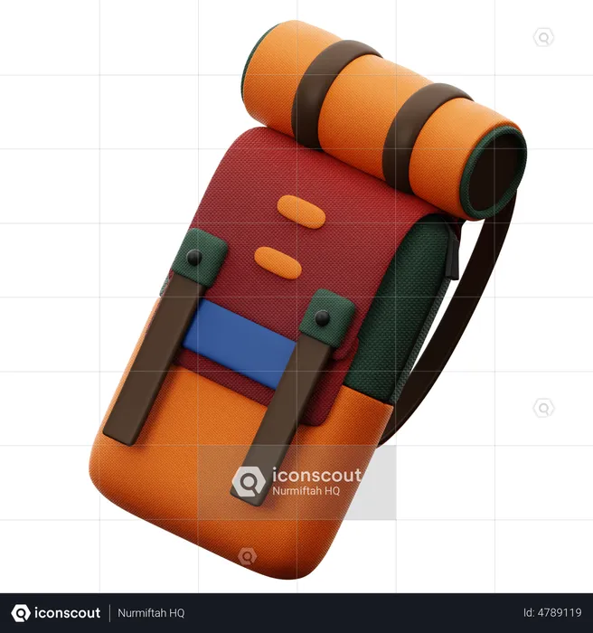Backpacker  3D Icon
