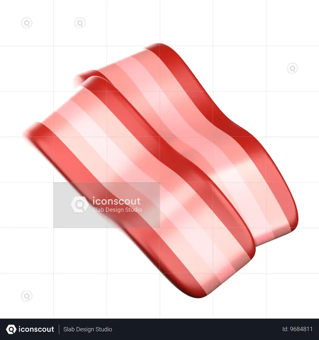 BACON  3D Icon