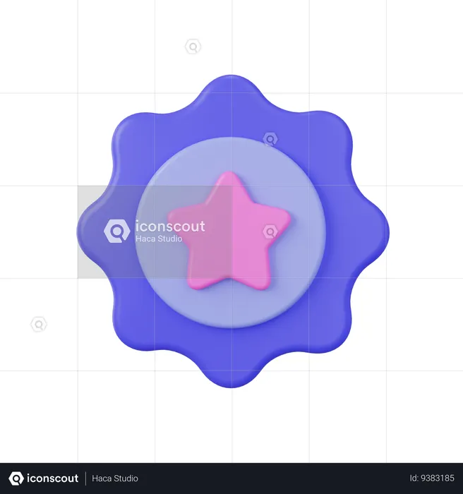 Badge  3D Icon