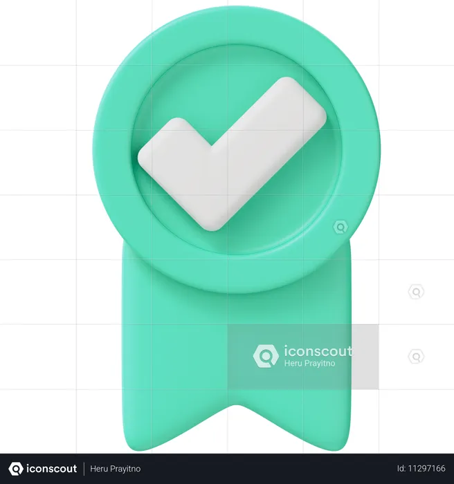 Badge  3D Icon