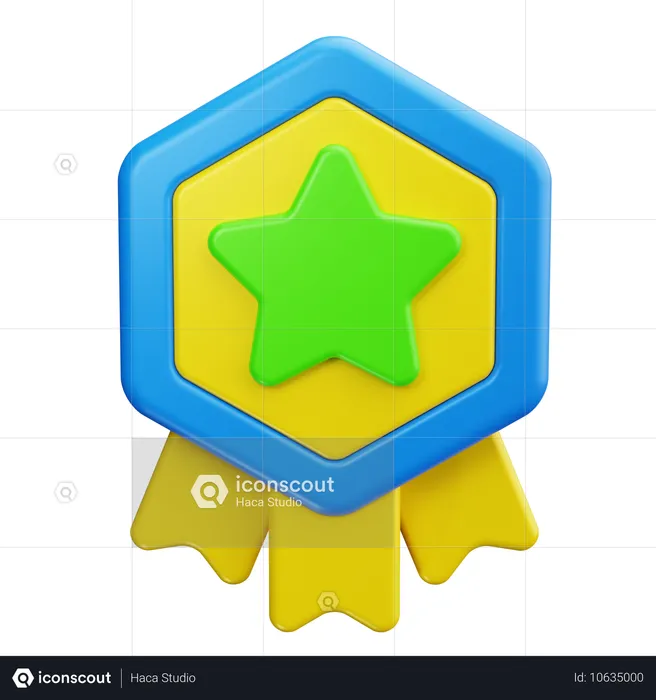 Badge  3D Icon