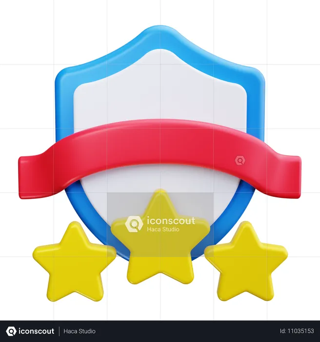 Insigne de sécurité  3D Icon