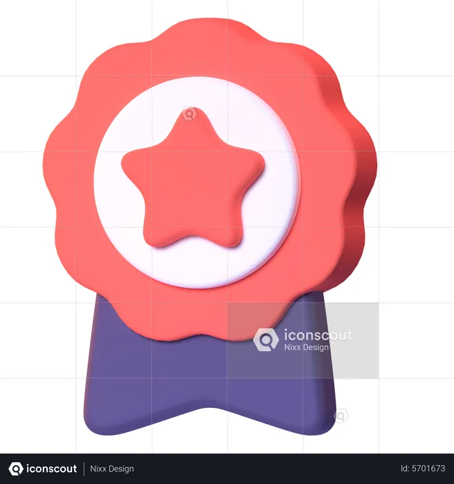 Insigne étoile  3D Icon