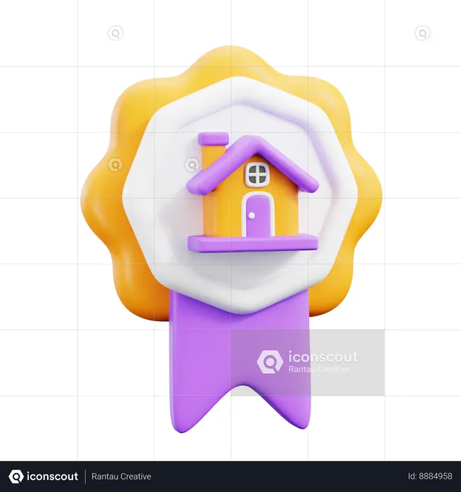 Insigne immobilier  3D Icon